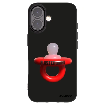 Picasee silikonowe czarne etui na Apple iPhone 16 - Le Dudel