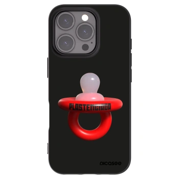 Picasee silikonowe czarne etui na Apple iPhone 16 Pro - Le Dudel