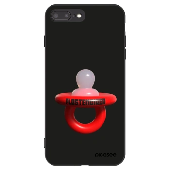 Picasee silikonowe czarne etui na Apple iPhone 8 Plus - Le Dudel