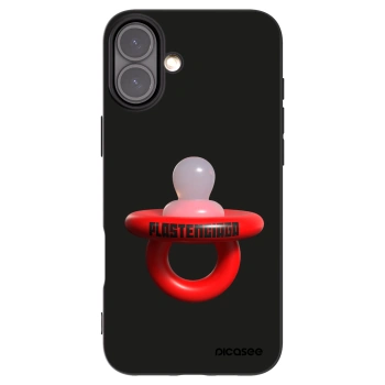 Picasee silikonowe czarne etui na Apple iPhone 16 Plus - Le Dudel