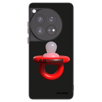 Picasee silikonowe czarne etui na OnePlus 12 5G - Le Dudel