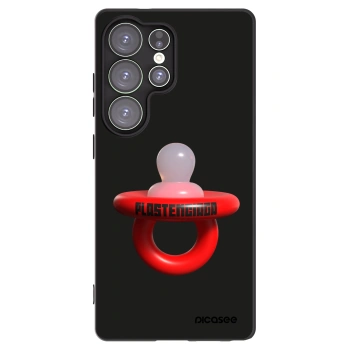 Picasee silikonowe czarne etui na Samsung Galaxy S25 Ultra 5G - Le Dudel
