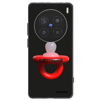 Picasee silikonowe czarne etui na Vivo X200 Pro - Le Dudel