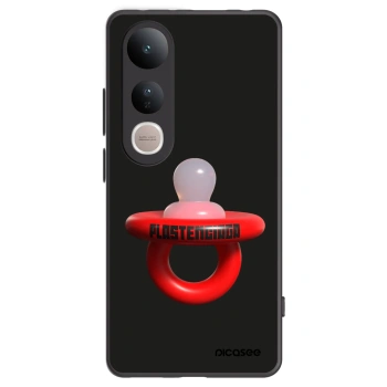 Picasee silikonowe czarne etui na Vivo V50 Lite 5G - Le Dudel