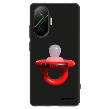 Picasee silikonowe czarne etui na Xiaomi Poco F7 5G - Le Dudel
