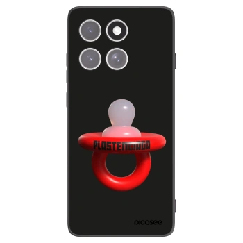 Picasee silikonowe czarne etui na Motorola Edge 60 Fusion - Le Dudel