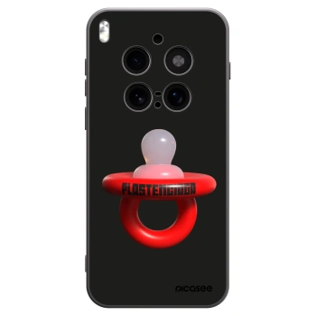 Picasee silikonowe czarne etui na Vivo X300 Pro - Le Dudel
