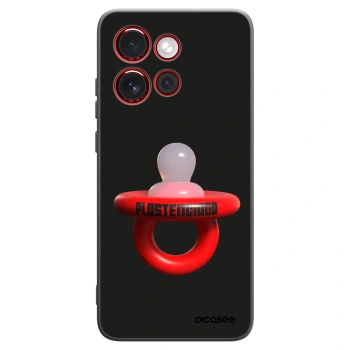 Picasee silikonowe czarne etui na Motorola Edge 60 Neo 5G - Le Dudel