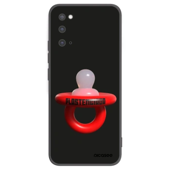 Picasee silikonowe czarne etui na Samsung Galaxy S20 G980F - Le Dudel