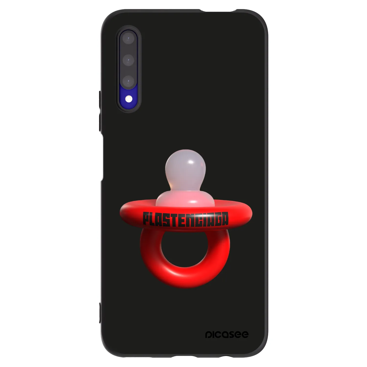 Picasee silikonowe czarne etui na Honor 9X Pro - Le Dudel
