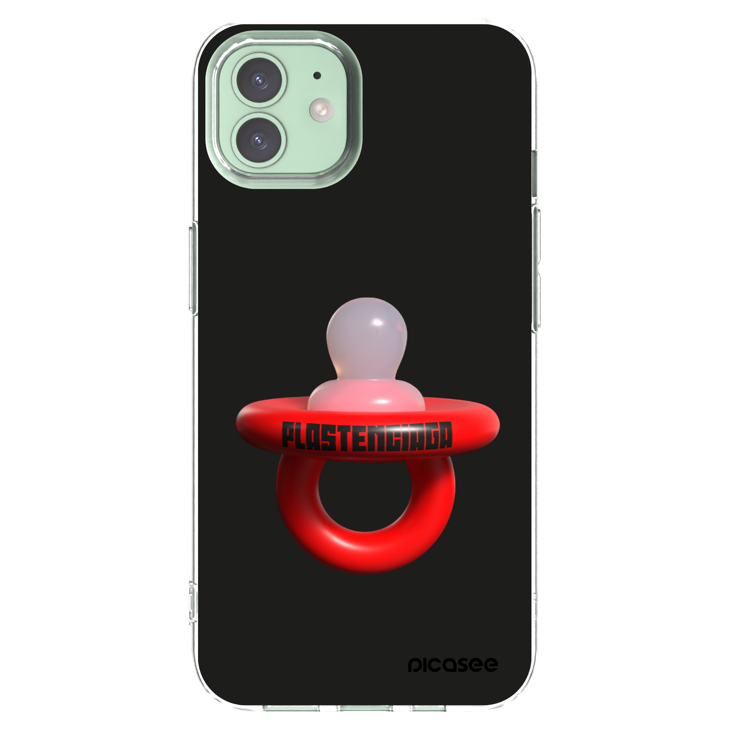 Picasee silikonowe przeźroczyste etui na Apple iPhone 12 - Le Dudel