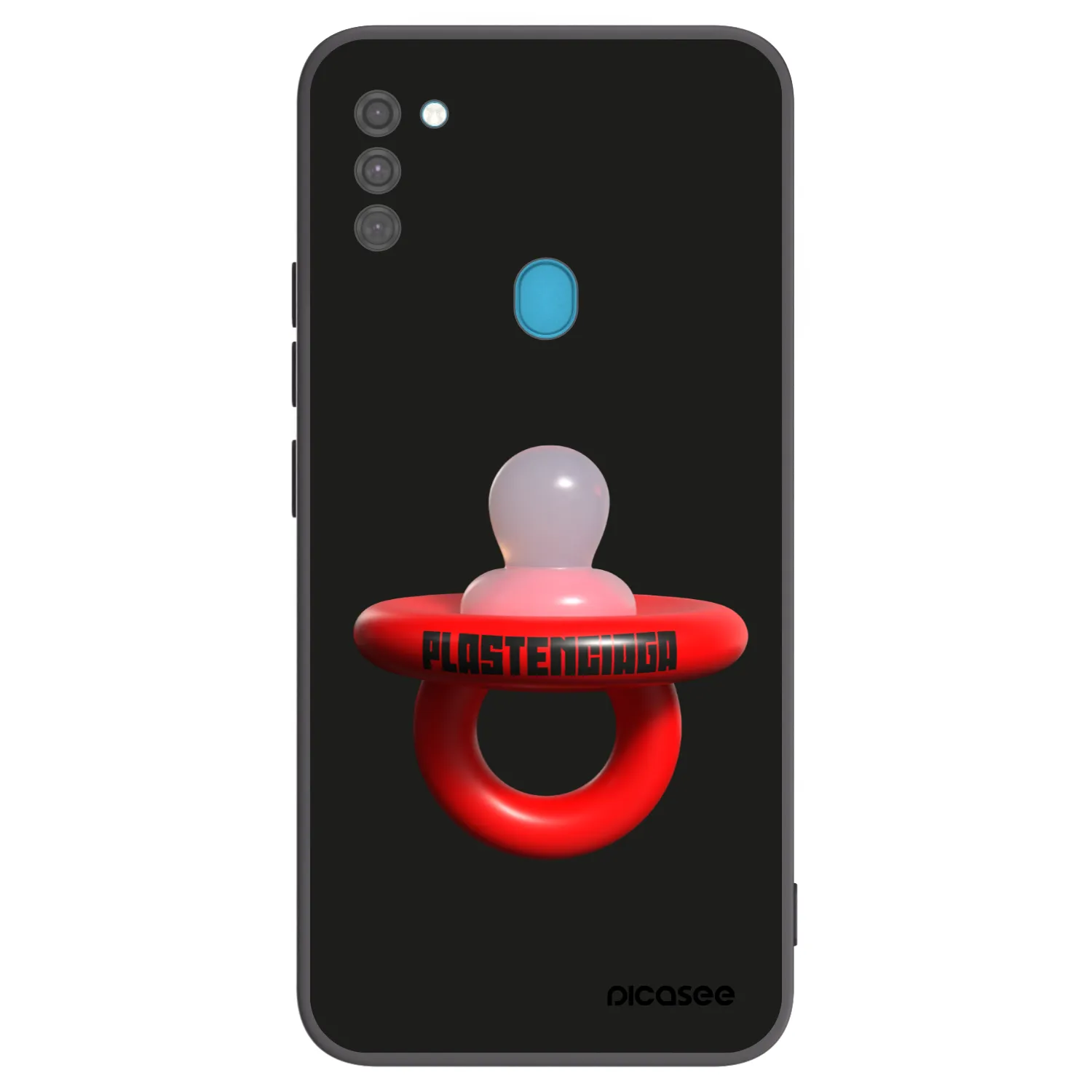 Picasee silikonowe czarne etui na Samsung Galaxy M11 - Le Dudel