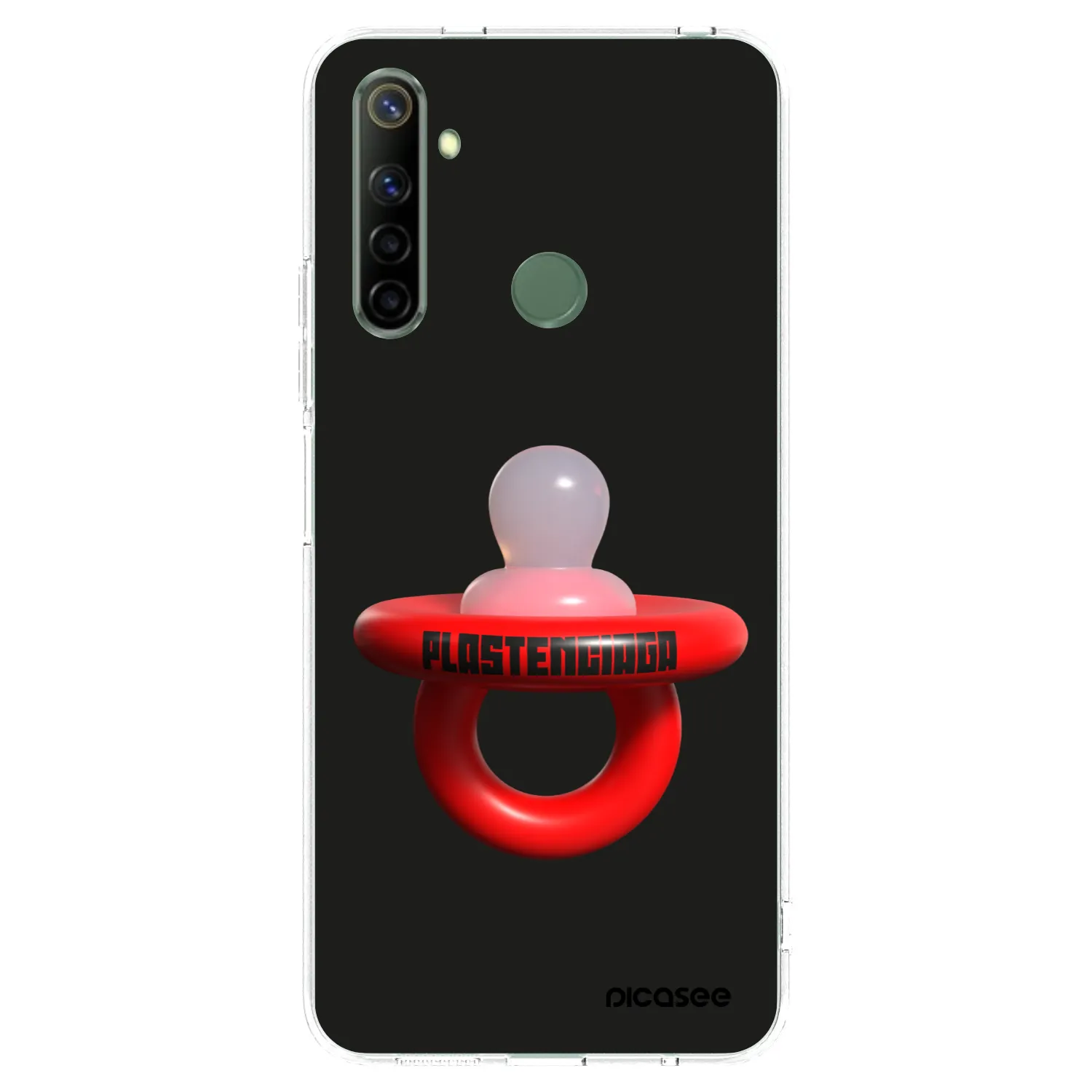 Picasee silikonowe przeźroczyste etui na Realme 6i - Le Dudel