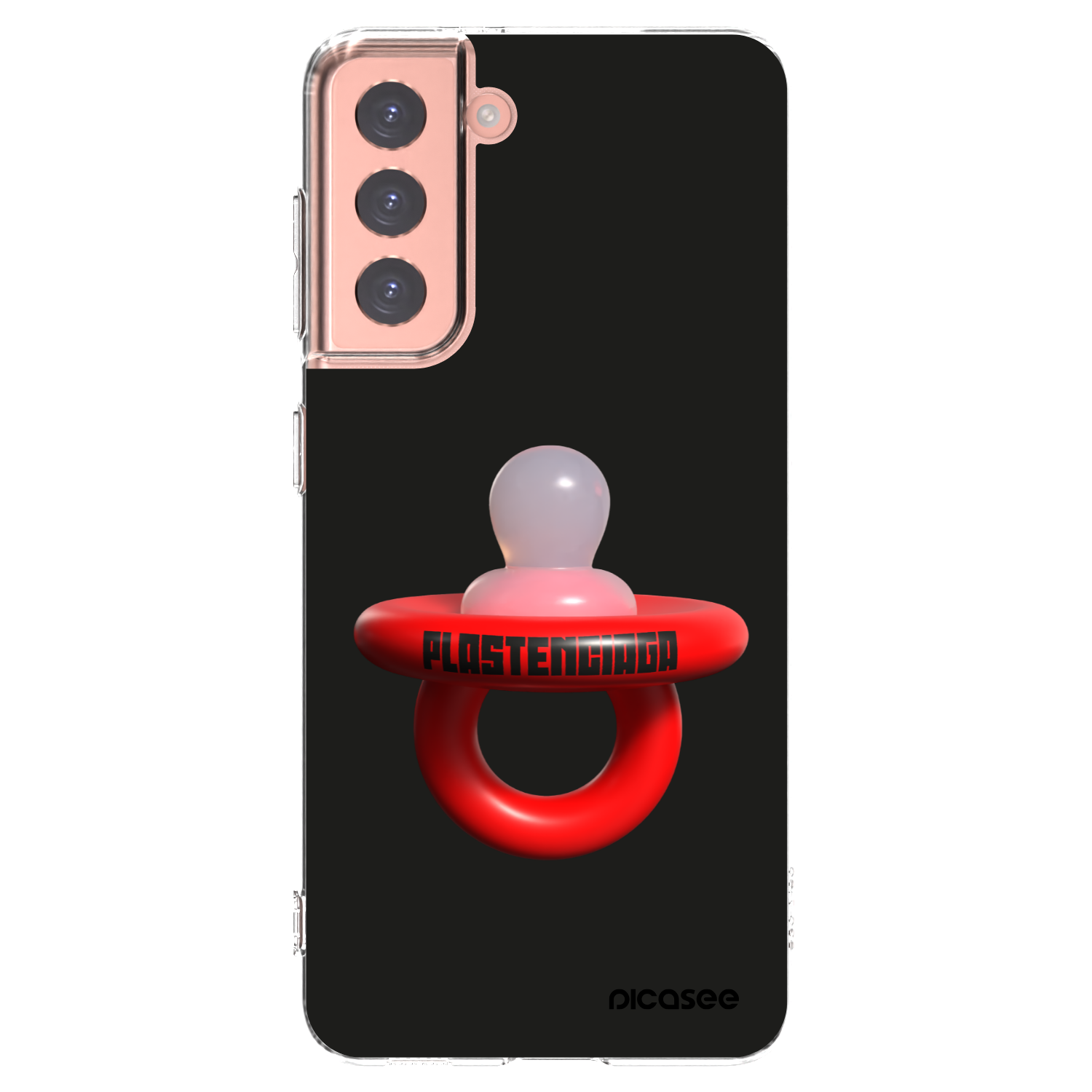 Picasee silikonowe przeźroczyste etui na Samsung Galaxy S21 5G G991B - Le Dudel