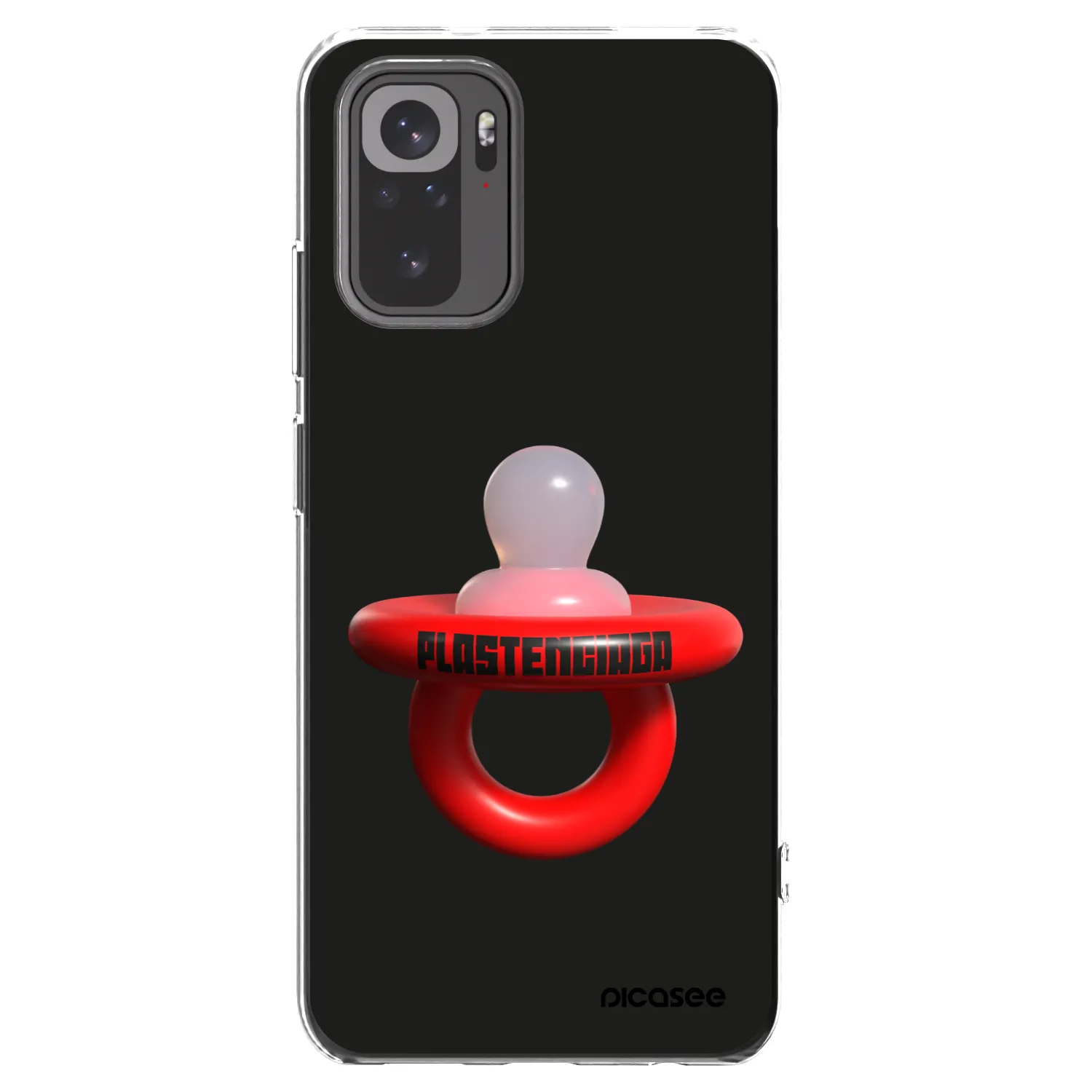 Picasee silikonowe przeźroczyste etui na Xiaomi Redmi Note 10 - Le Dudel