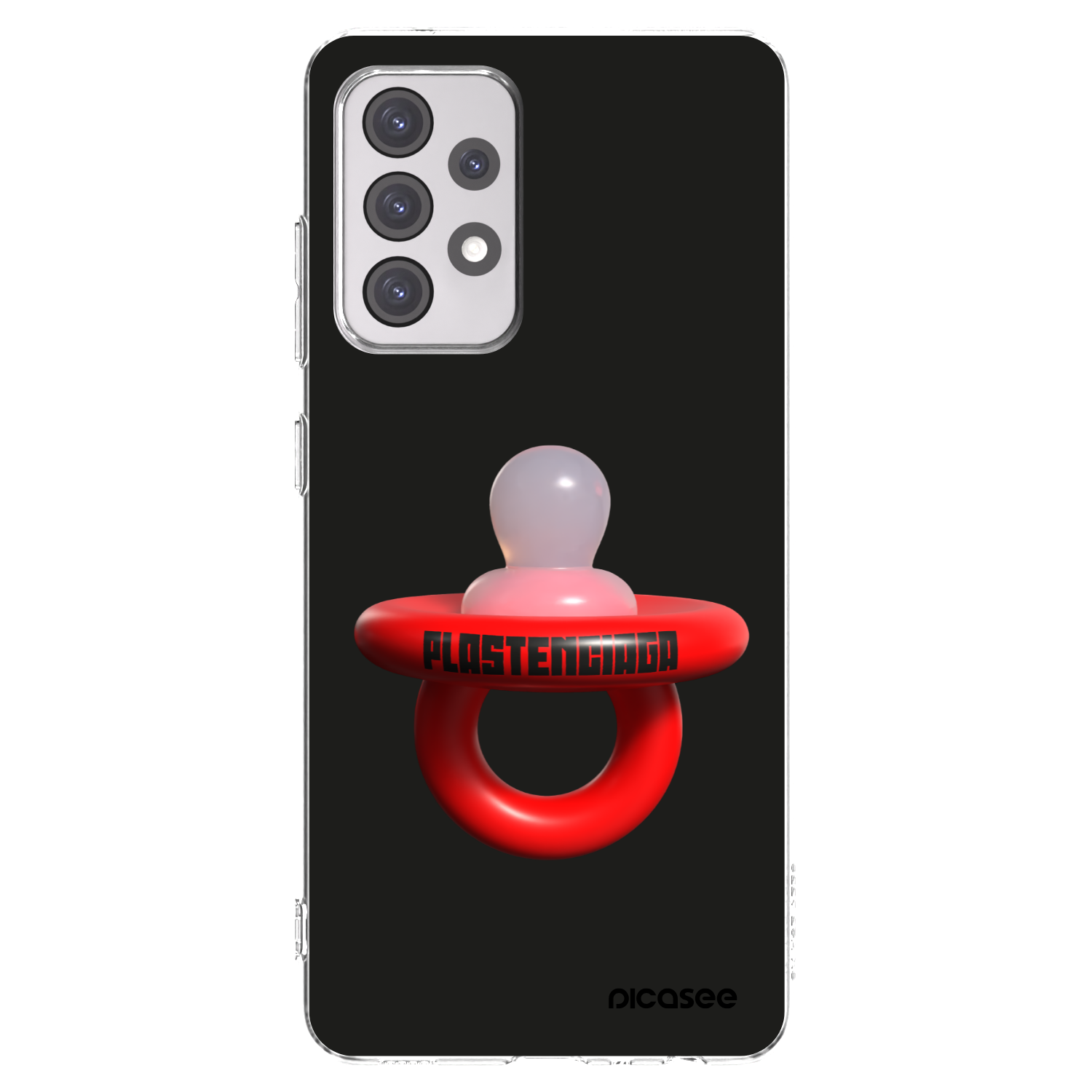 Picasee silikonowe przeźroczyste etui na Samsung Galaxy A52 5G A525F - Le Dudel