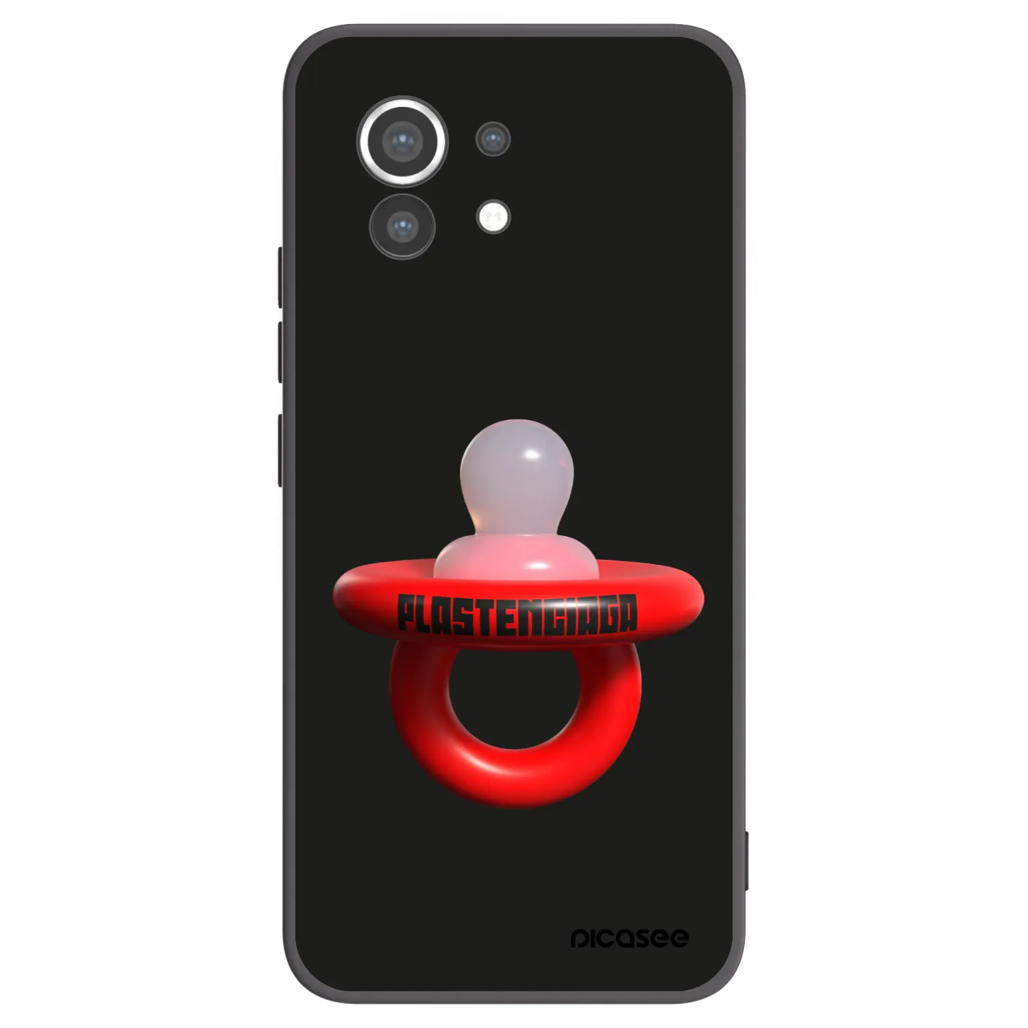 Picasee silikonowe czarne etui na Xiaomi Mi 11 - Le Dudel