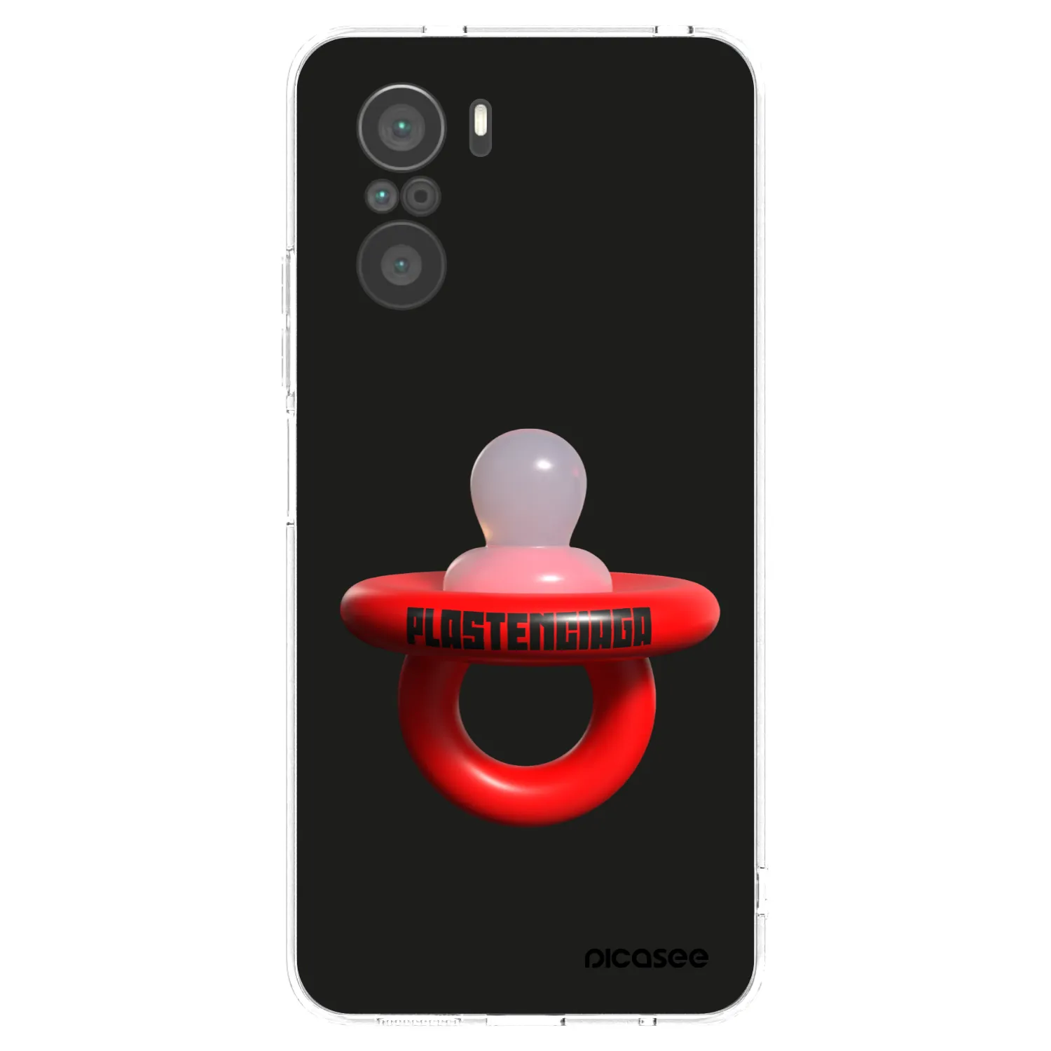 Picasee silikonowe przeźroczyste etui na Xiaomi Poco F3 - Le Dudel