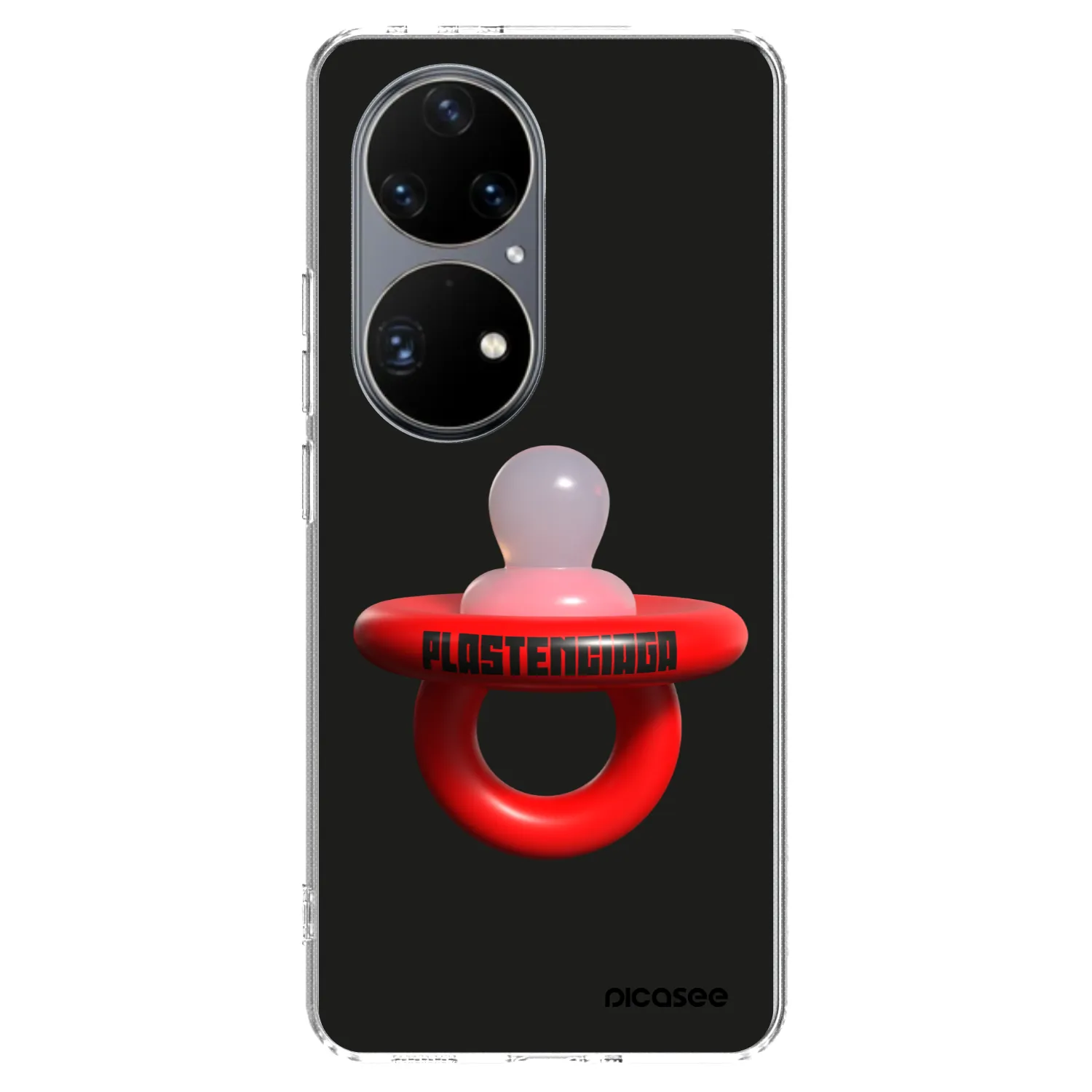 Picasee silikonowe przeźroczyste etui na Huawei P50 - Le Dudel