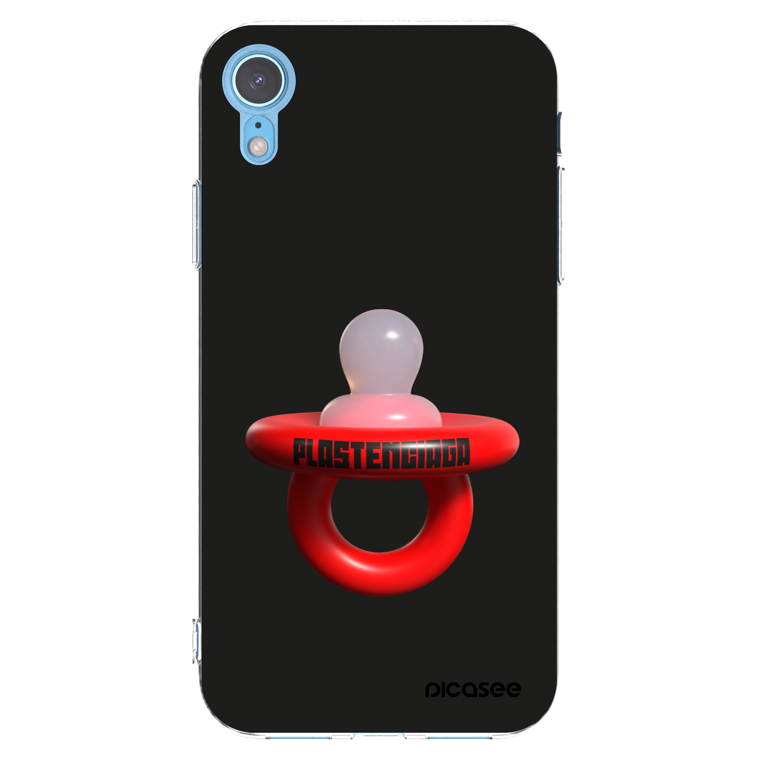 Picasee silikonowe przeźroczyste etui na Apple iPhone XR - Le Dudel