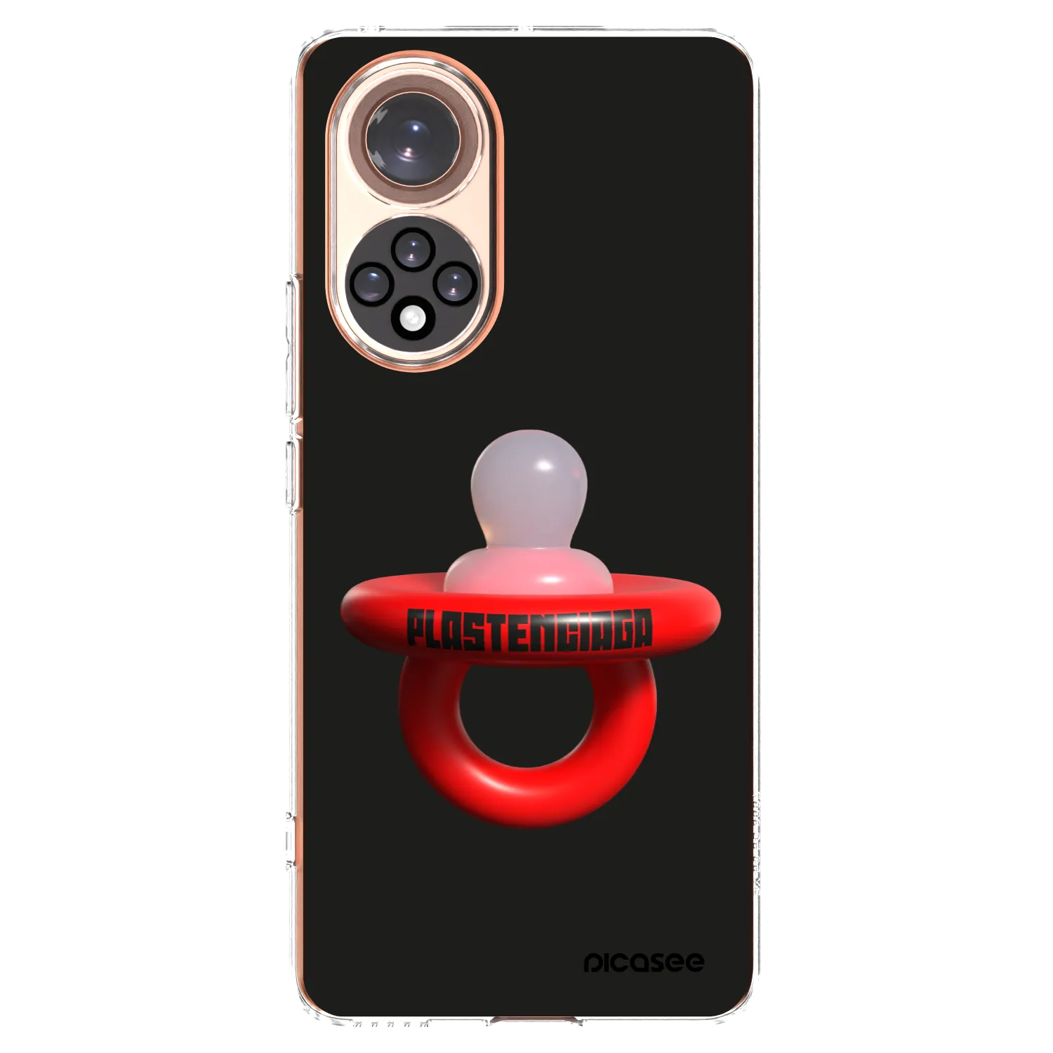 Picasee silikonowe przeźroczyste etui na Honor 50 5G - Le Dudel