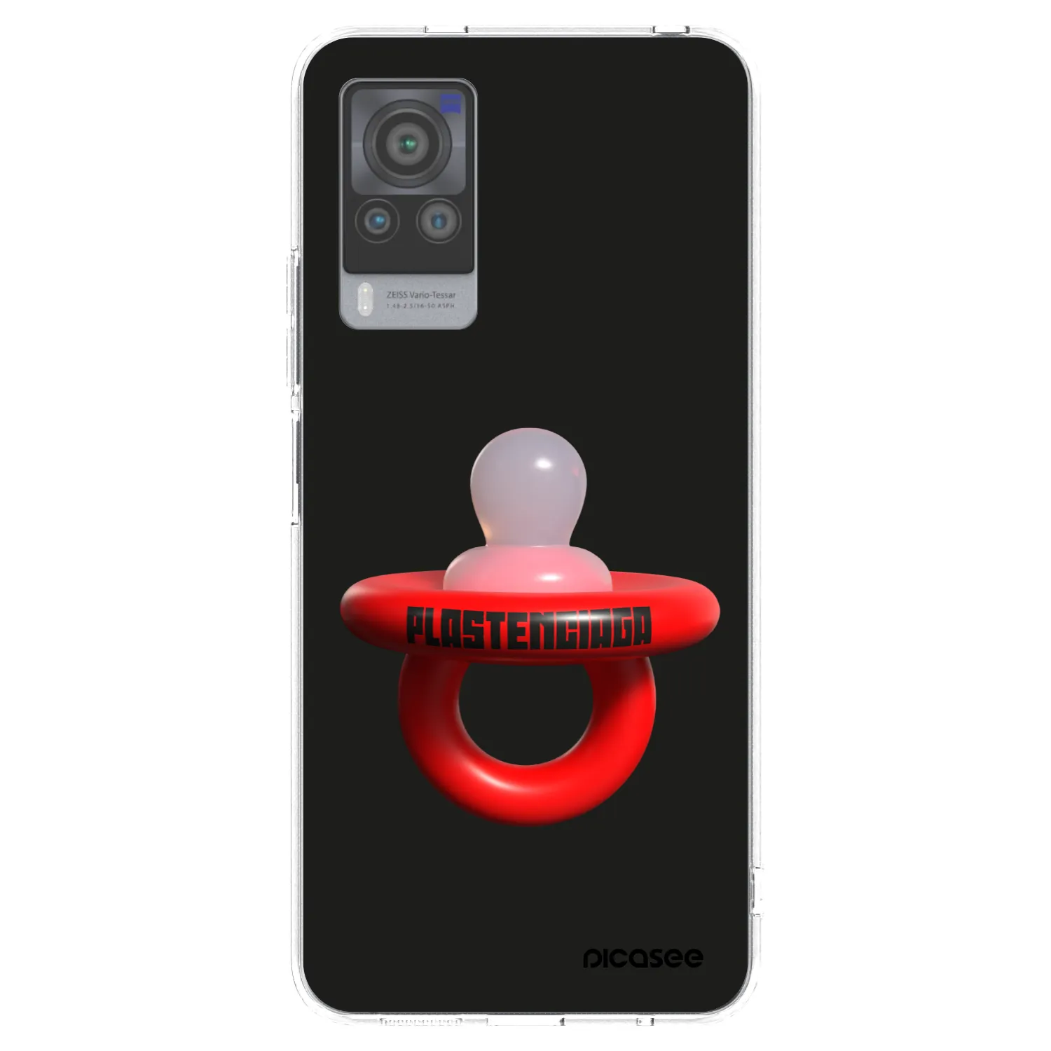 Picasee silikonowe przeźroczyste etui na Vivo X60 Pro 5G - Le Dudel