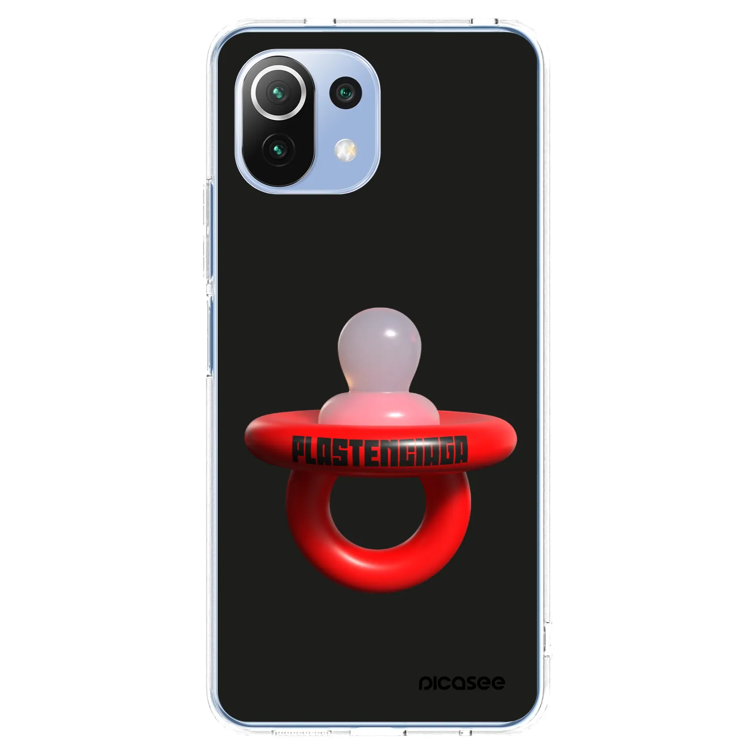Picasee silikonowe przeźroczyste etui na Xiaomi 11 Lite 5G NE - Le Dudel