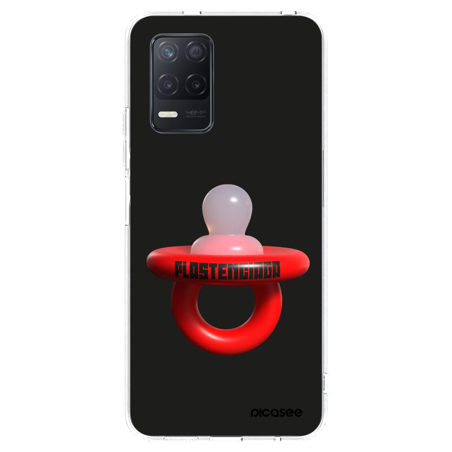 Picasee silikonowe przeźroczyste etui na Realme 8 5G - Le Dudel