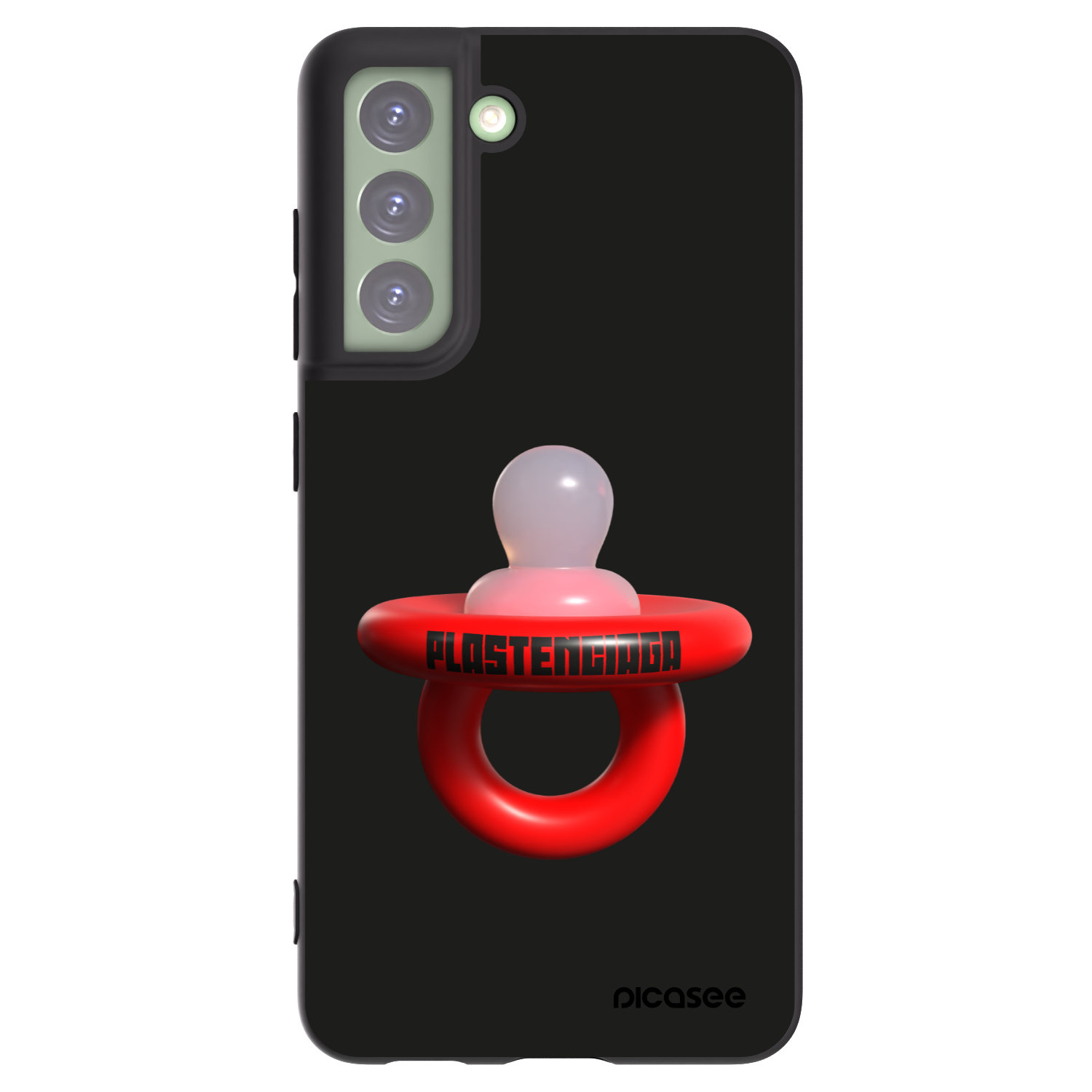 Picasee silikonowe czarne etui na Samsung Galaxy S21 FE 5G - Le Dudel
