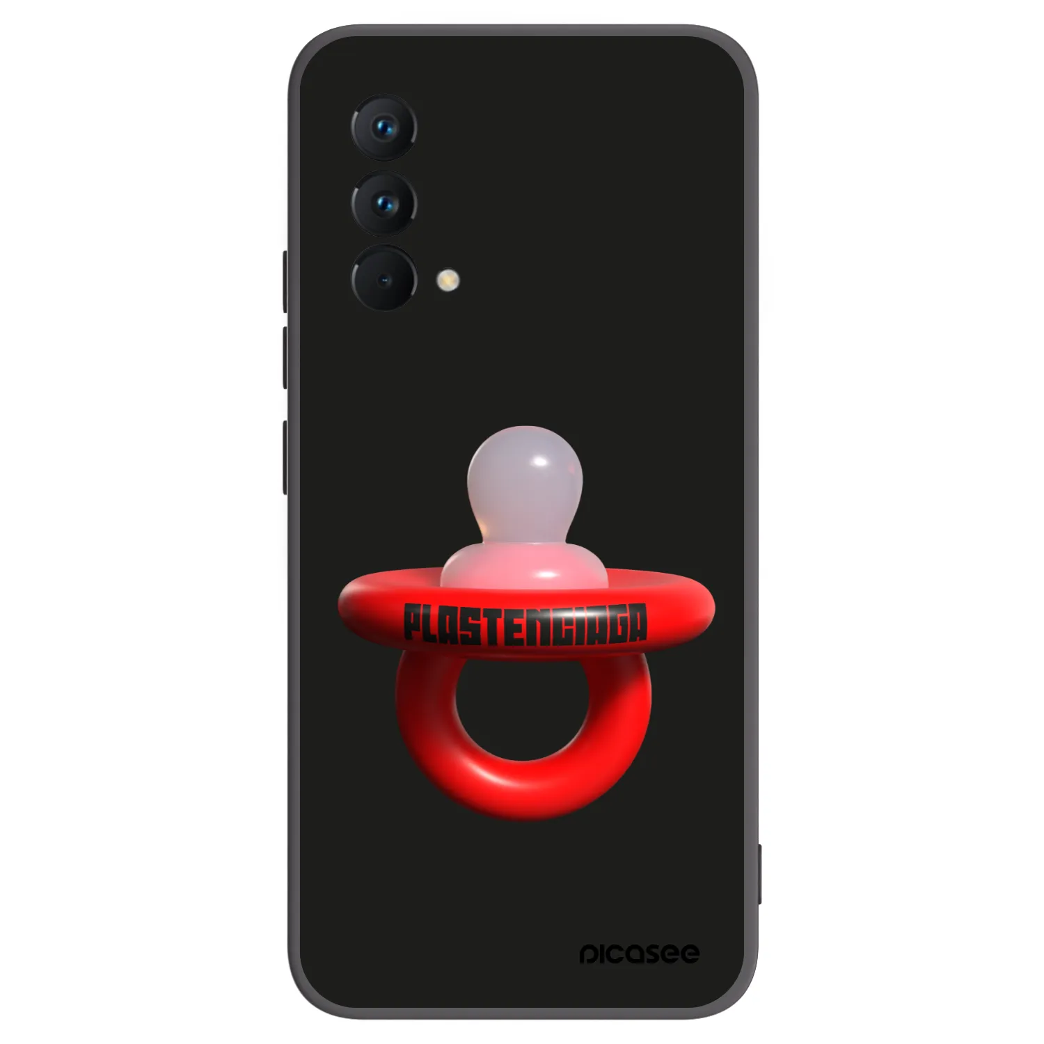 Picasee silikonowe czarne etui na Realme GT Master Edition 5G - Le Dudel