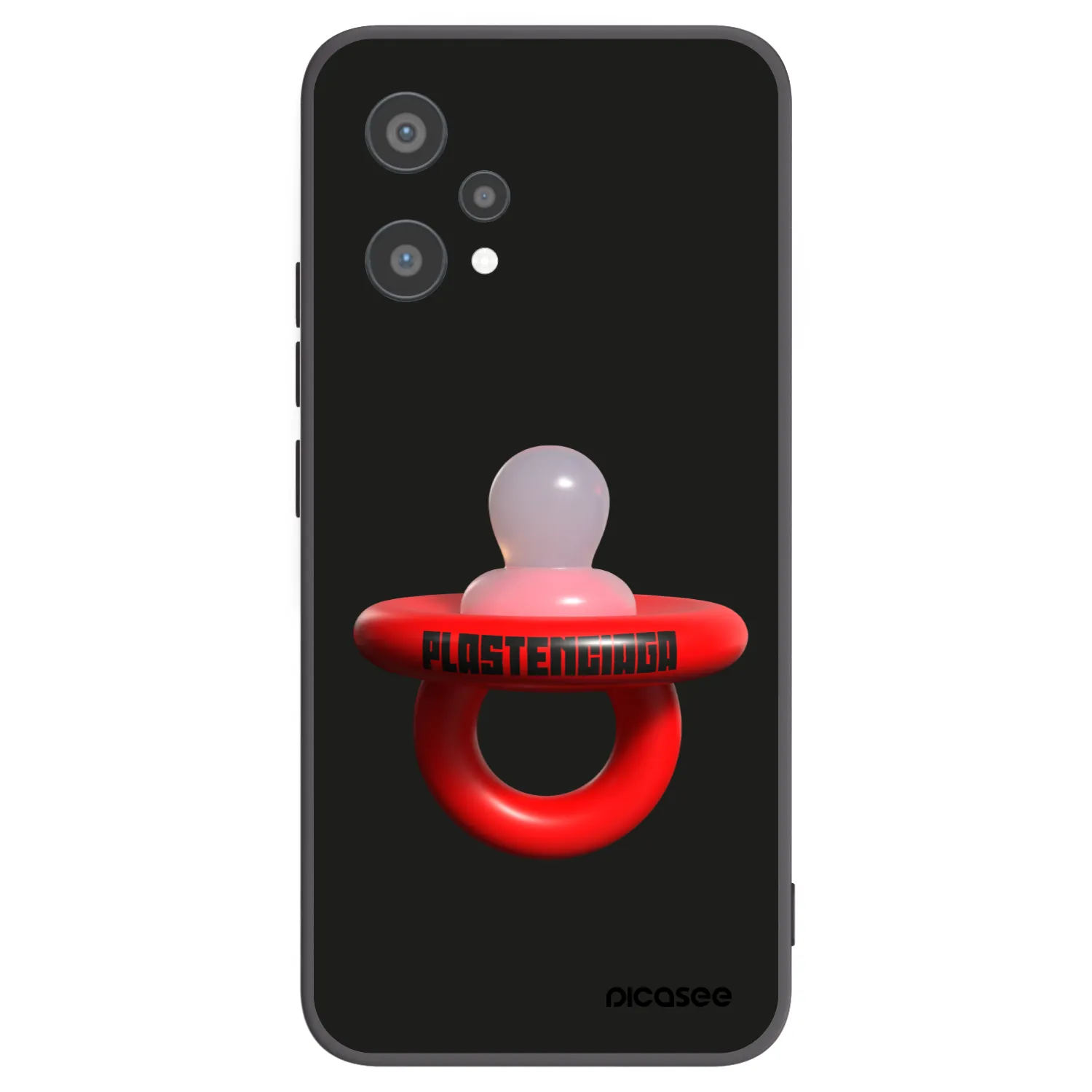 Picasee silikonowe czarne etui na Realme 9 Pro 5G - Le Dudel