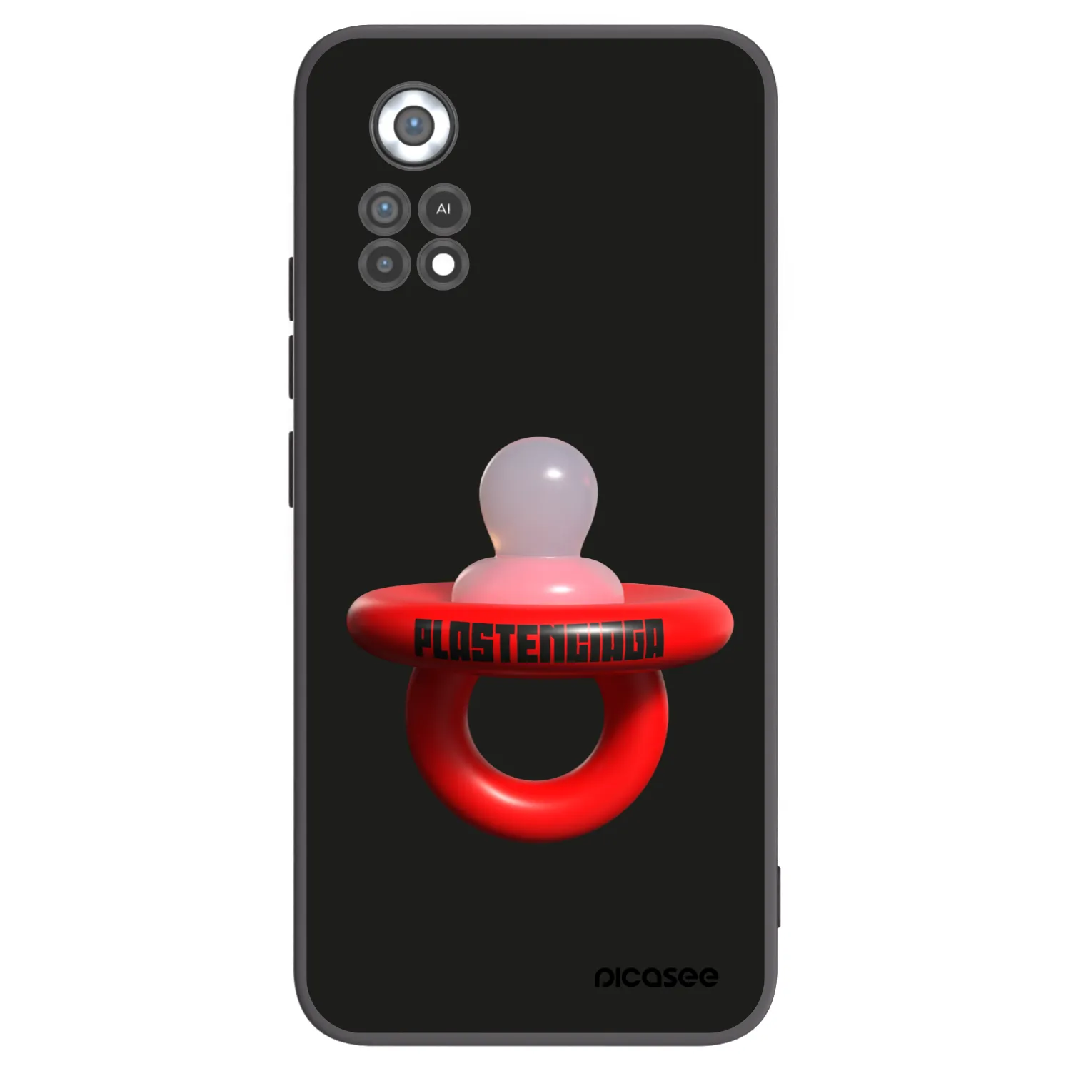 Picasee silikonowe czarne etui na Xiaomi Poco X4 Pro 5G - Le Dudel