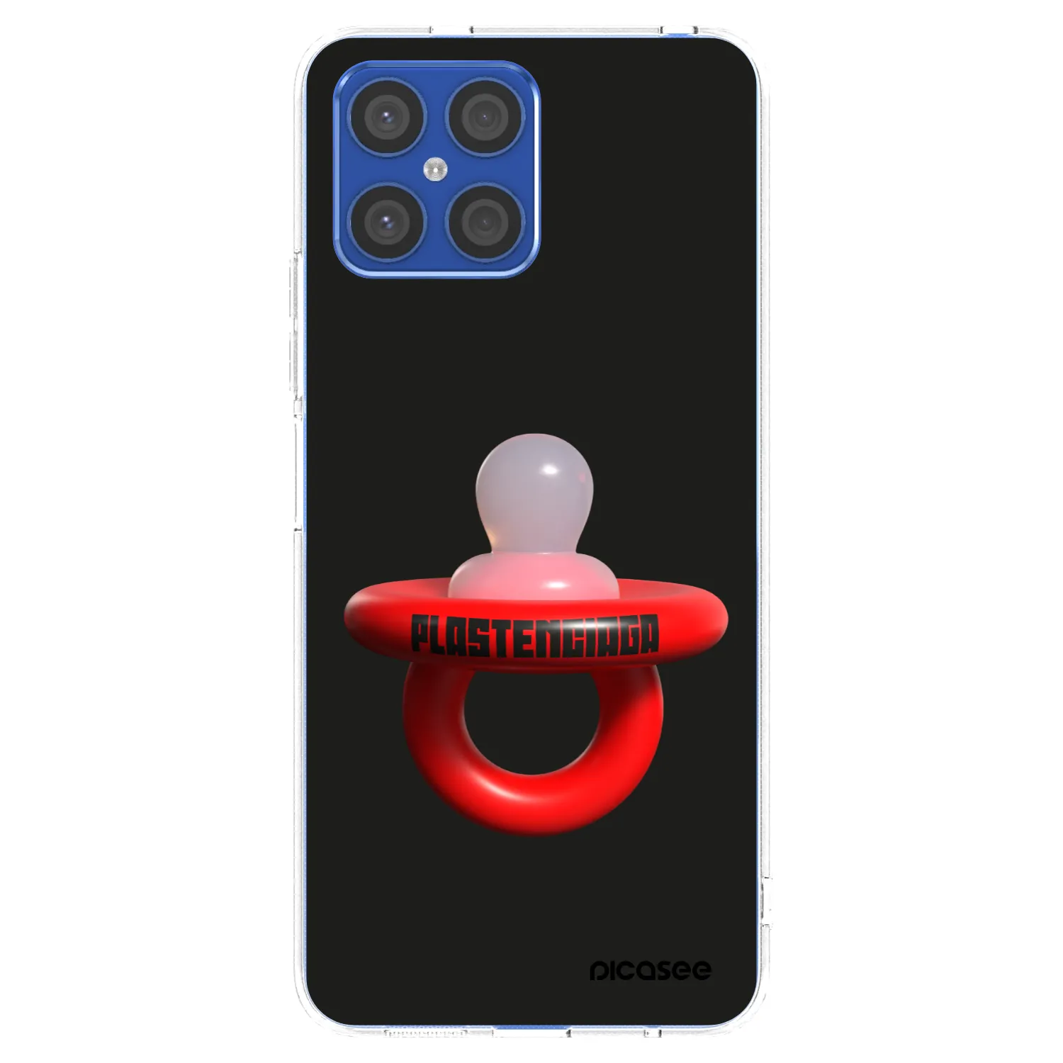 Picasee silikonowe przeźroczyste etui na Honor X8 4G - Le Dudel