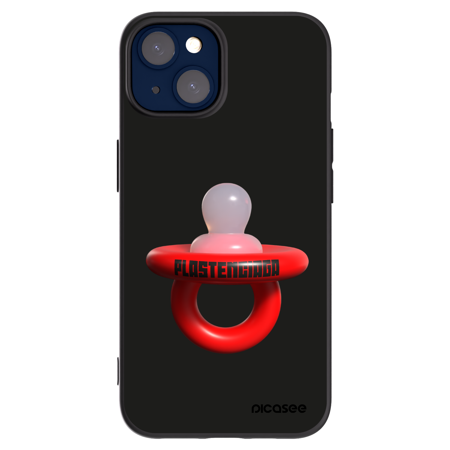 Picasee silikonowe czarne etui na Apple iPhone 14 - Le Dudel