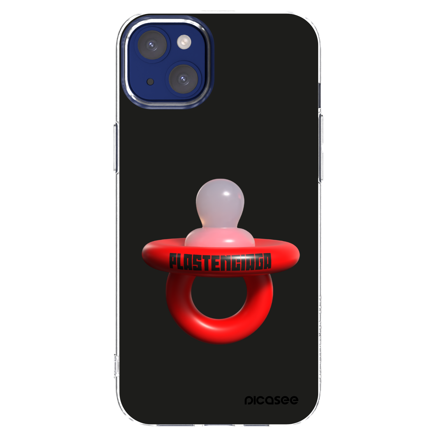 Picasee silikonowe przeźroczyste etui na Apple iPhone 14 Plus - Le Dudel