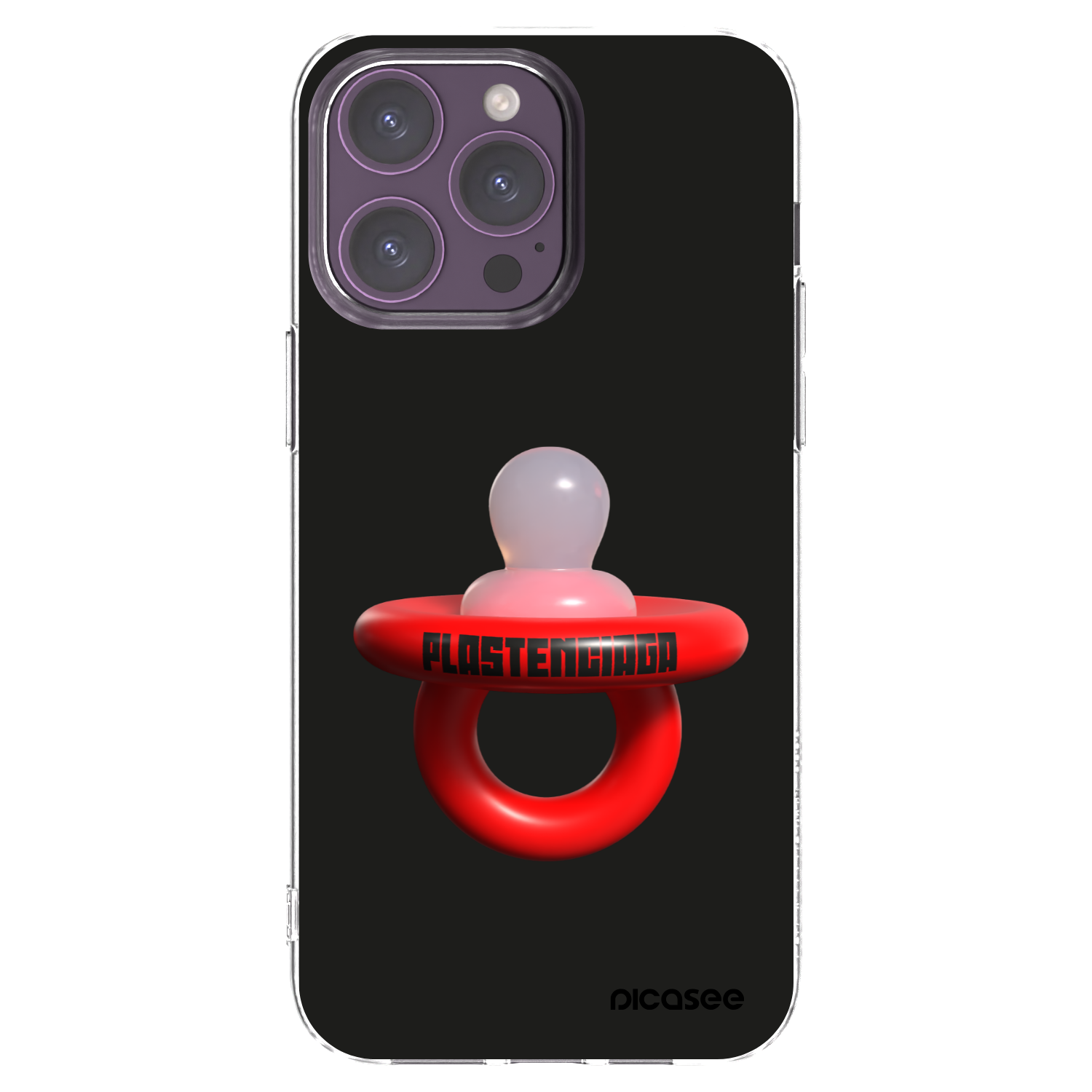 Picasee silikonowe przeźroczyste etui na Apple iPhone 14 Pro Max - Le Dudel