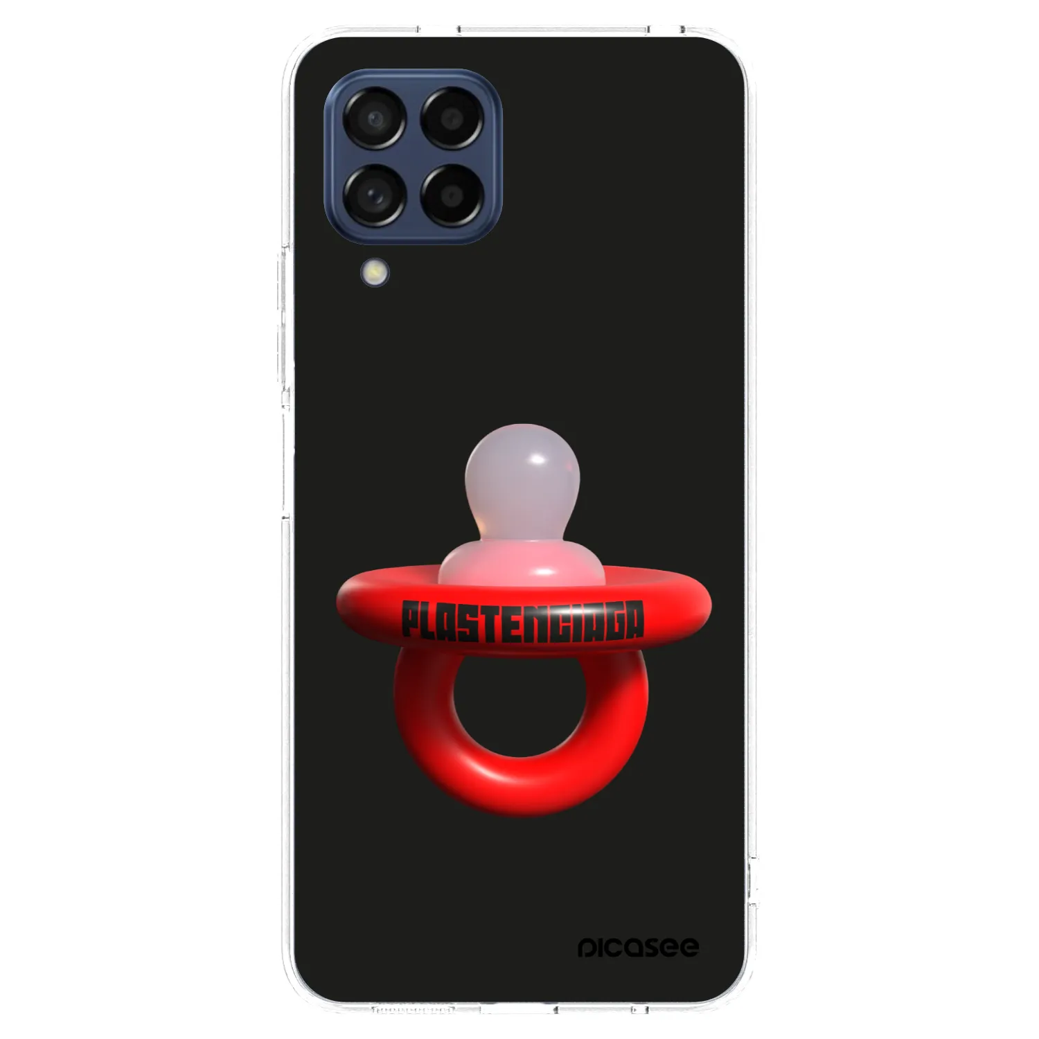 Picasee silikonowe przeźroczyste etui na Samsung Galaxy M53 5G - Le Dudel
