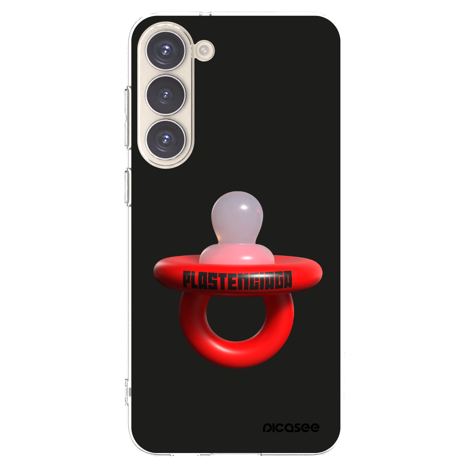 Picasee silikonowe przeźroczyste etui na Samsung Galaxy S23+ 5G - Le Dudel
