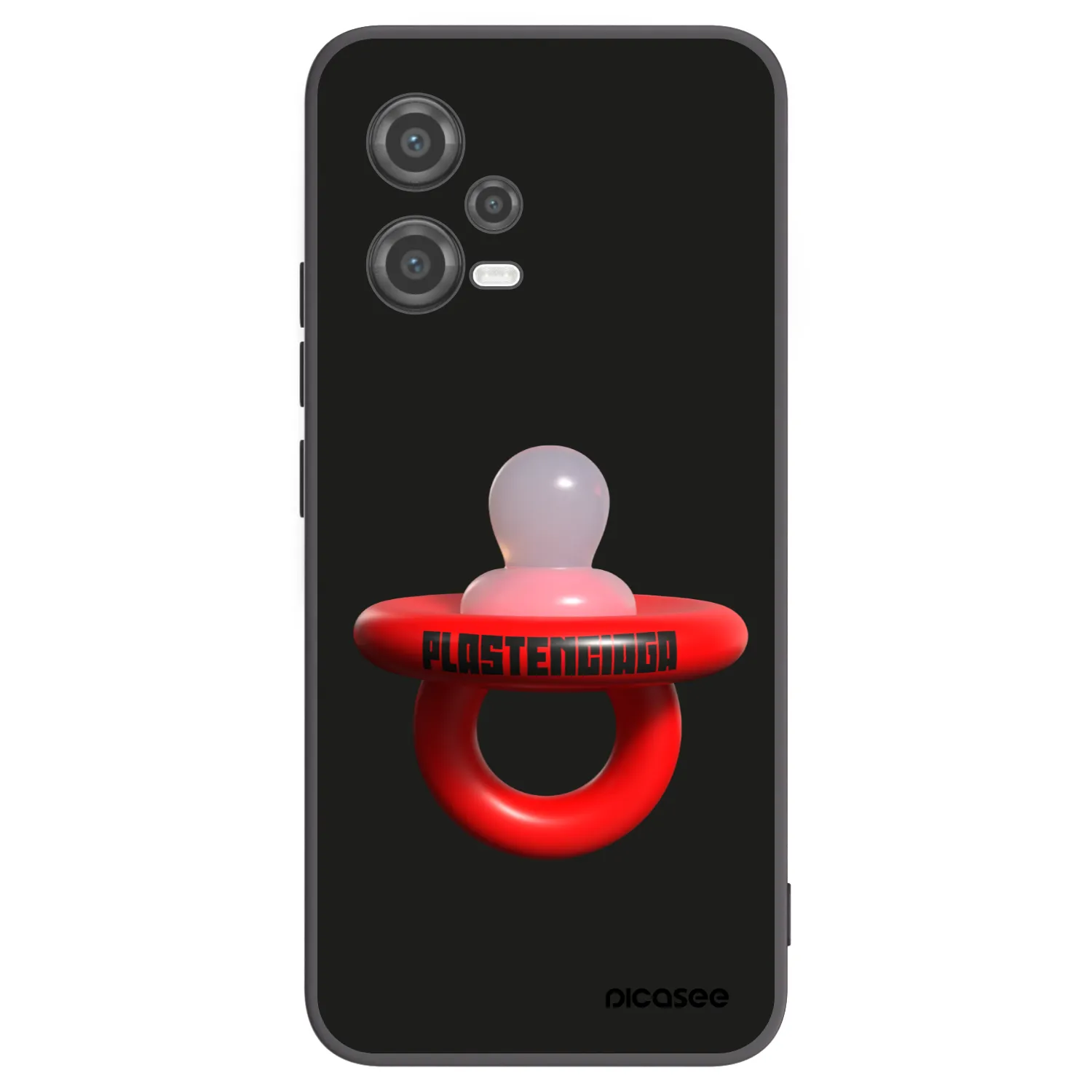 Picasee silikonowe czarne etui na Xiaomi Poco X5 - Le Dudel