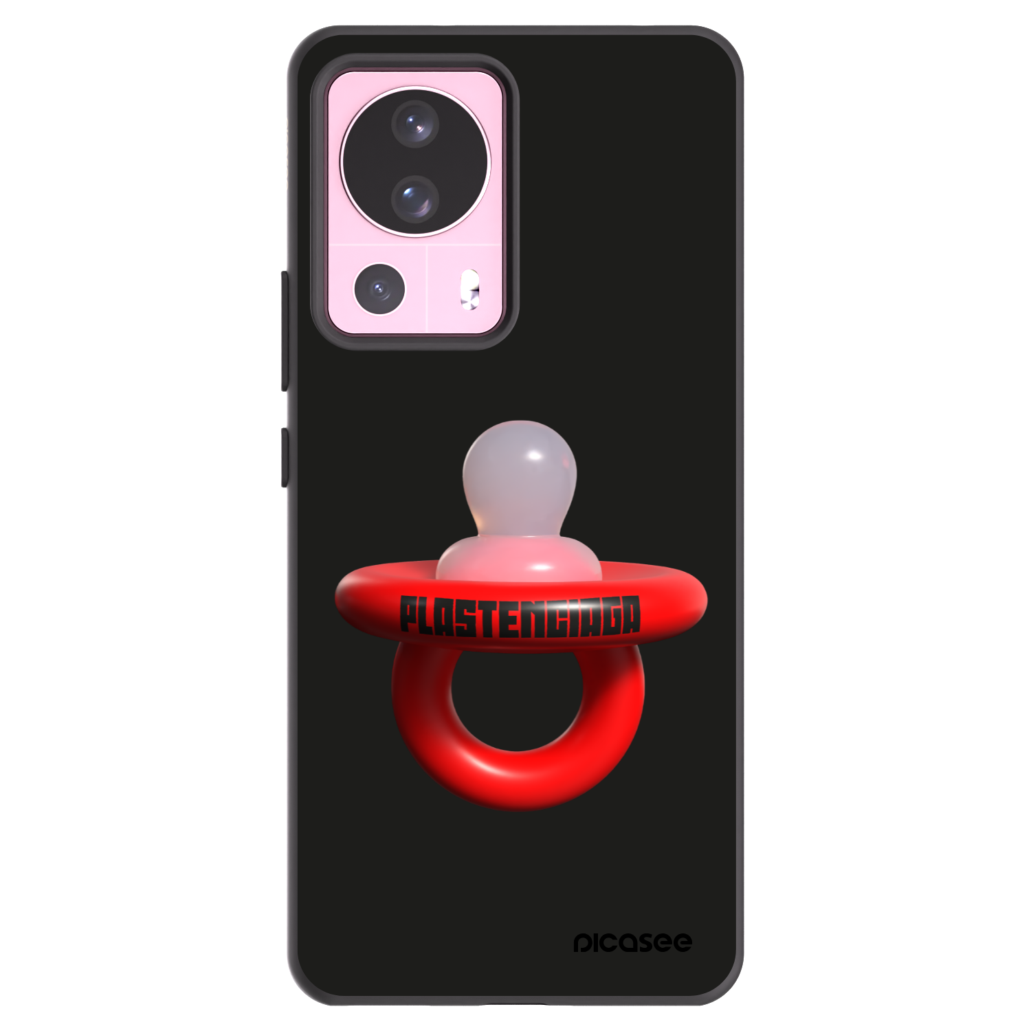 Picasee silikonowe czarne etui na Xiaomi 13 Lite - Le Dudel