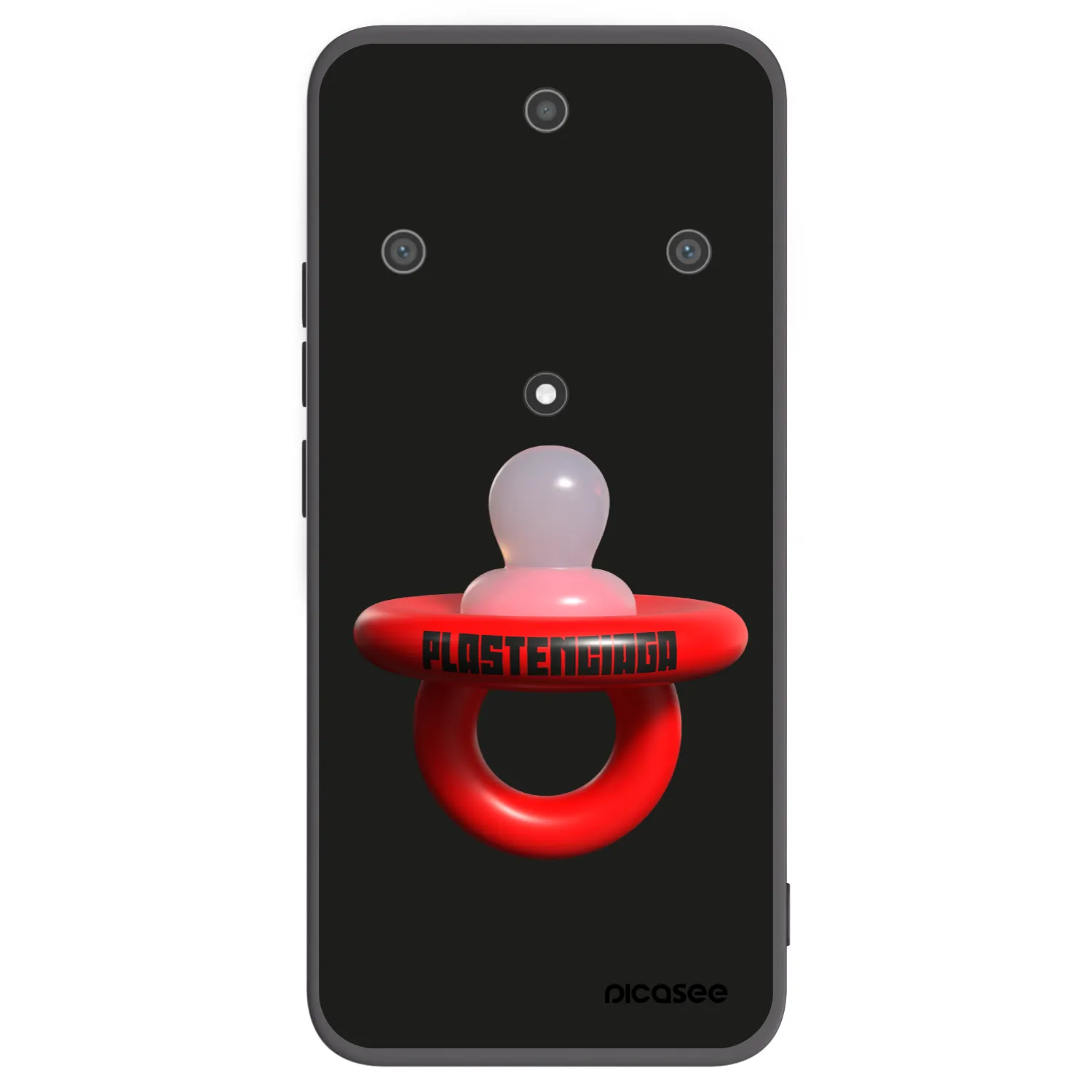 Picasee silikonowe czarne etui na Honor Magic5 Lite 5G - Le Dudel