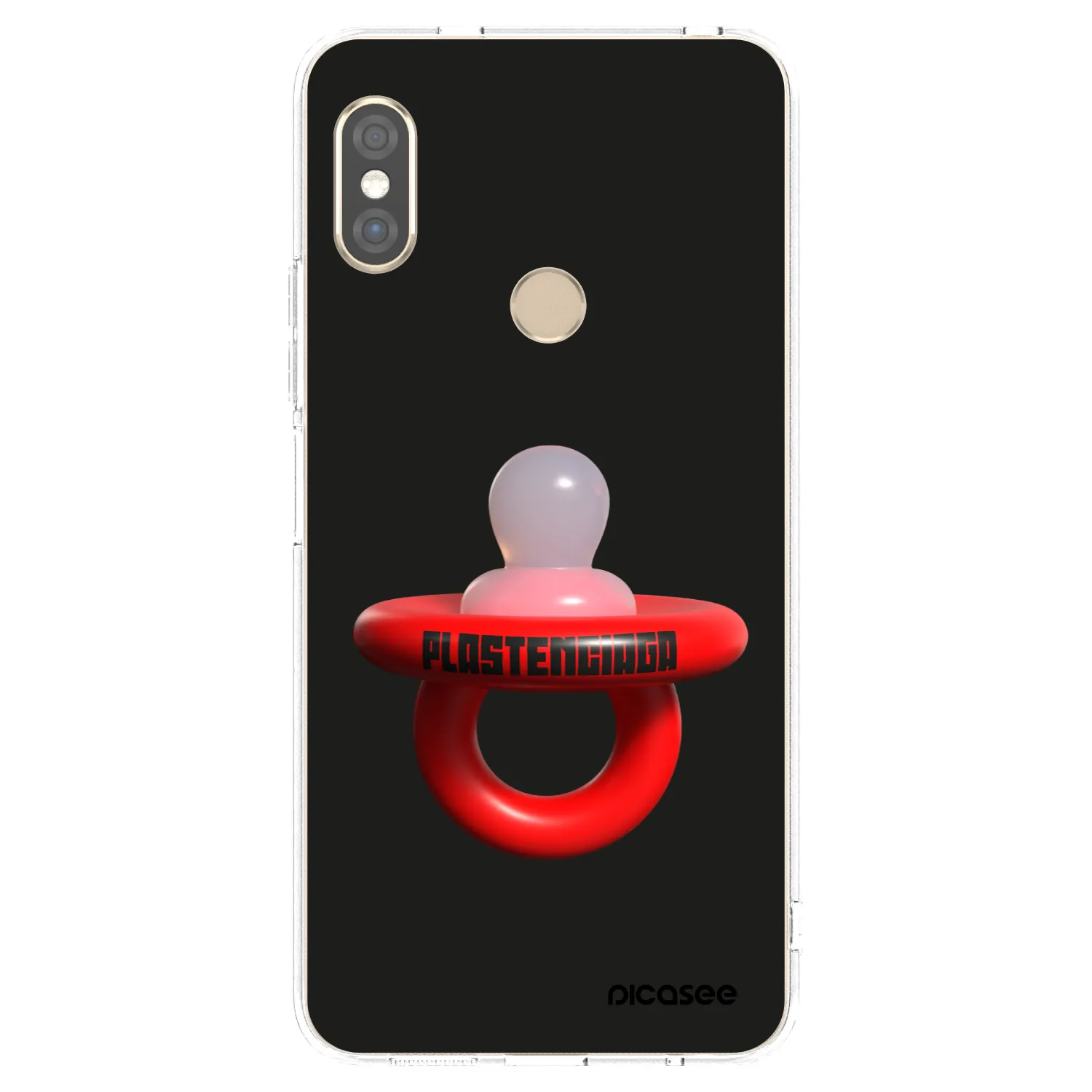 Picasee silikonowe przeźroczyste etui na Xiaomi Redmi Note 5 Global - Le Dudel