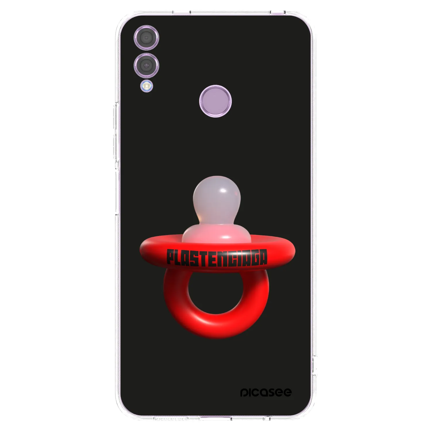 Picasee silikonowe przeźroczyste etui na Honor 8X - Le Dudel