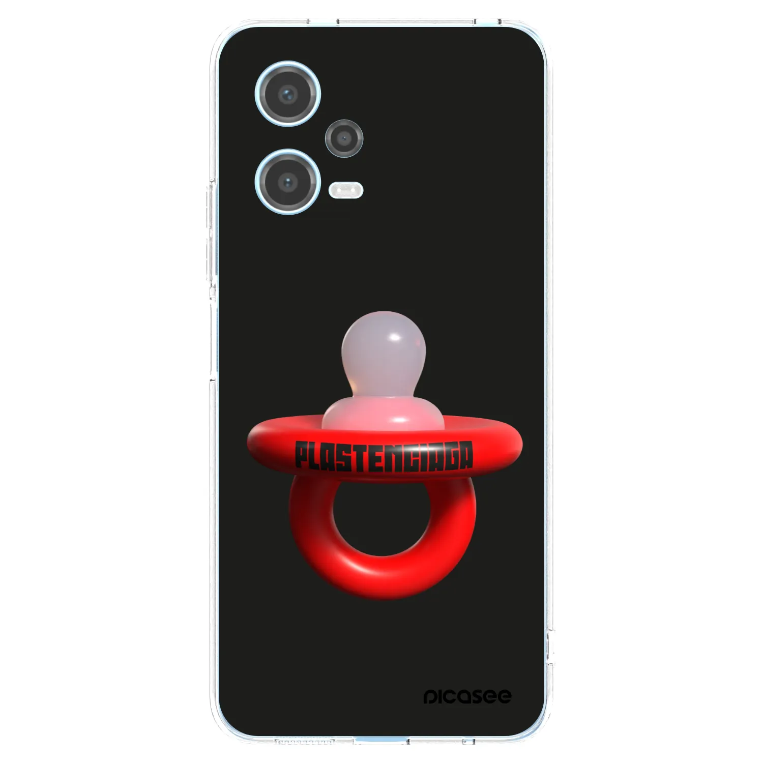 Picasee silikonowe przeźroczyste etui na Xiaomi Redmi Note 12 5G - Le Dudel