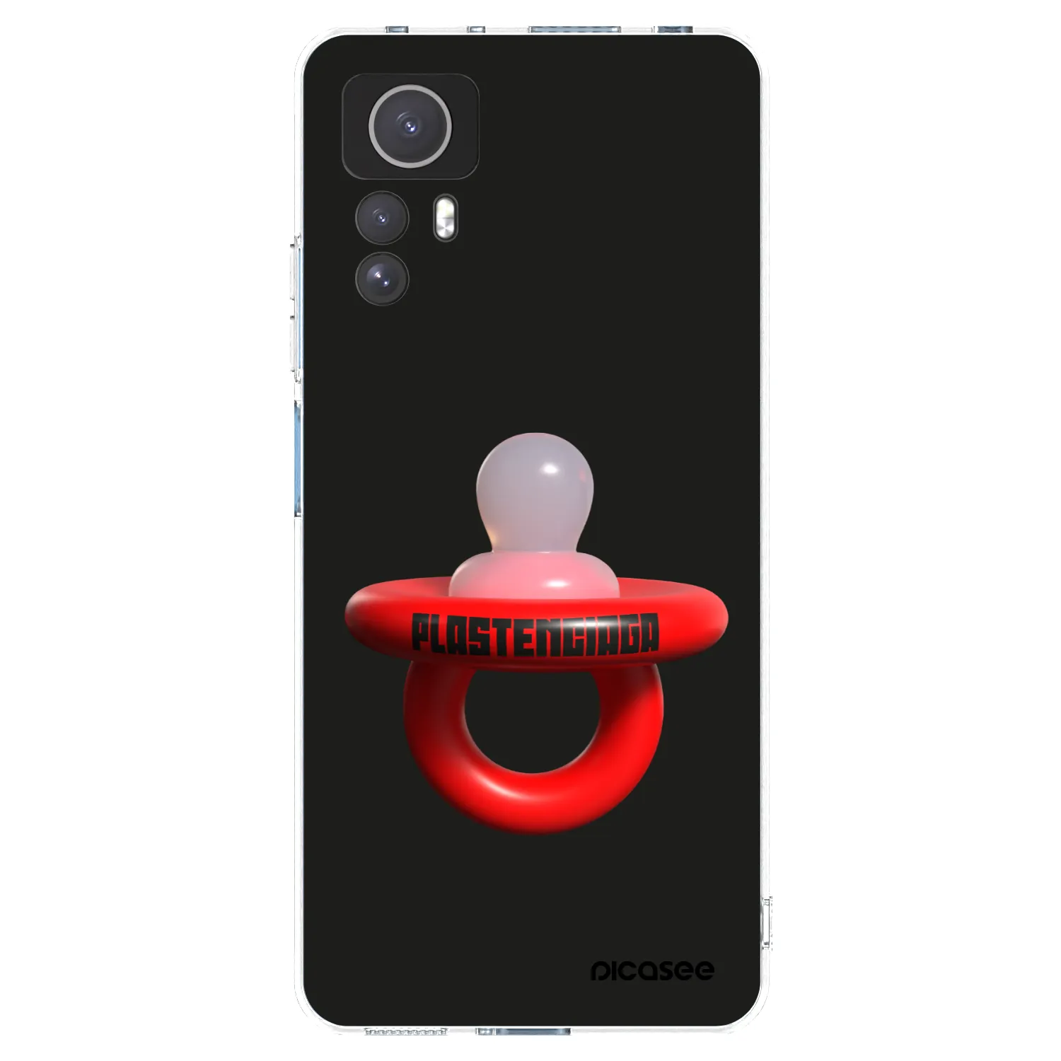 Picasee silikonowe przeźroczyste etui na Xiaomi Redmi Note 12S - Le Dudel