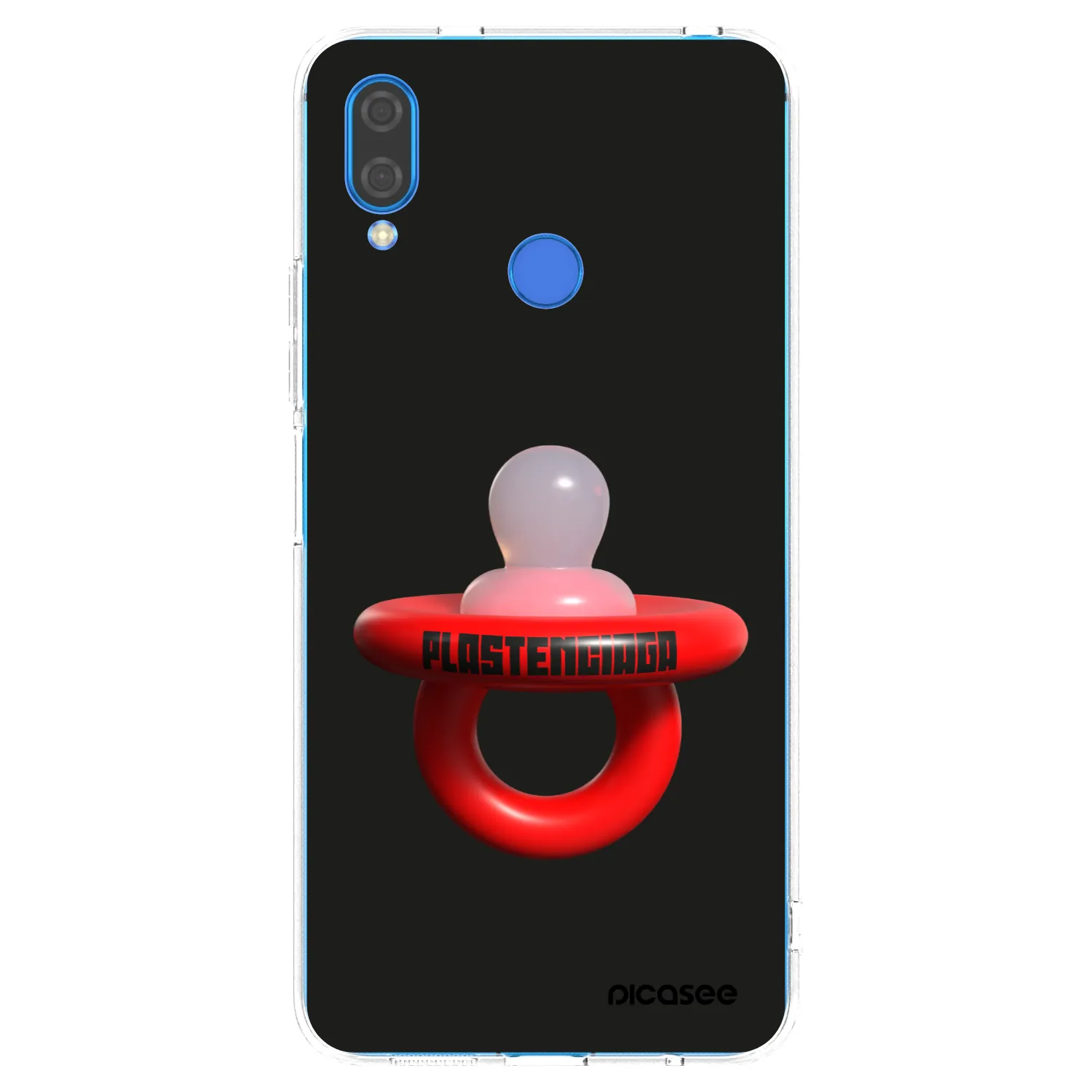Picasee silikonowe przeźroczyste etui na Huawei Nova 3 - Le Dudel
