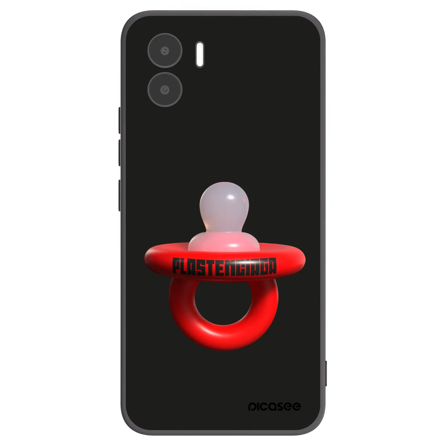 Picasee silikonowe czarne etui na Xiaomi Redmi A2 - Le Dudel