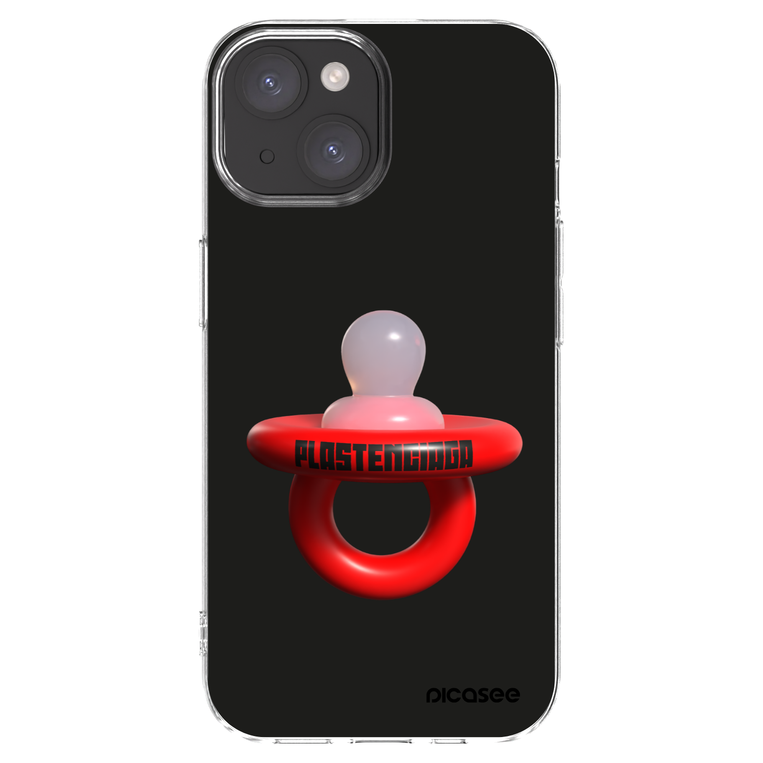 Picasee silikonowe przeźroczyste etui na Apple iPhone 15 - Le Dudel