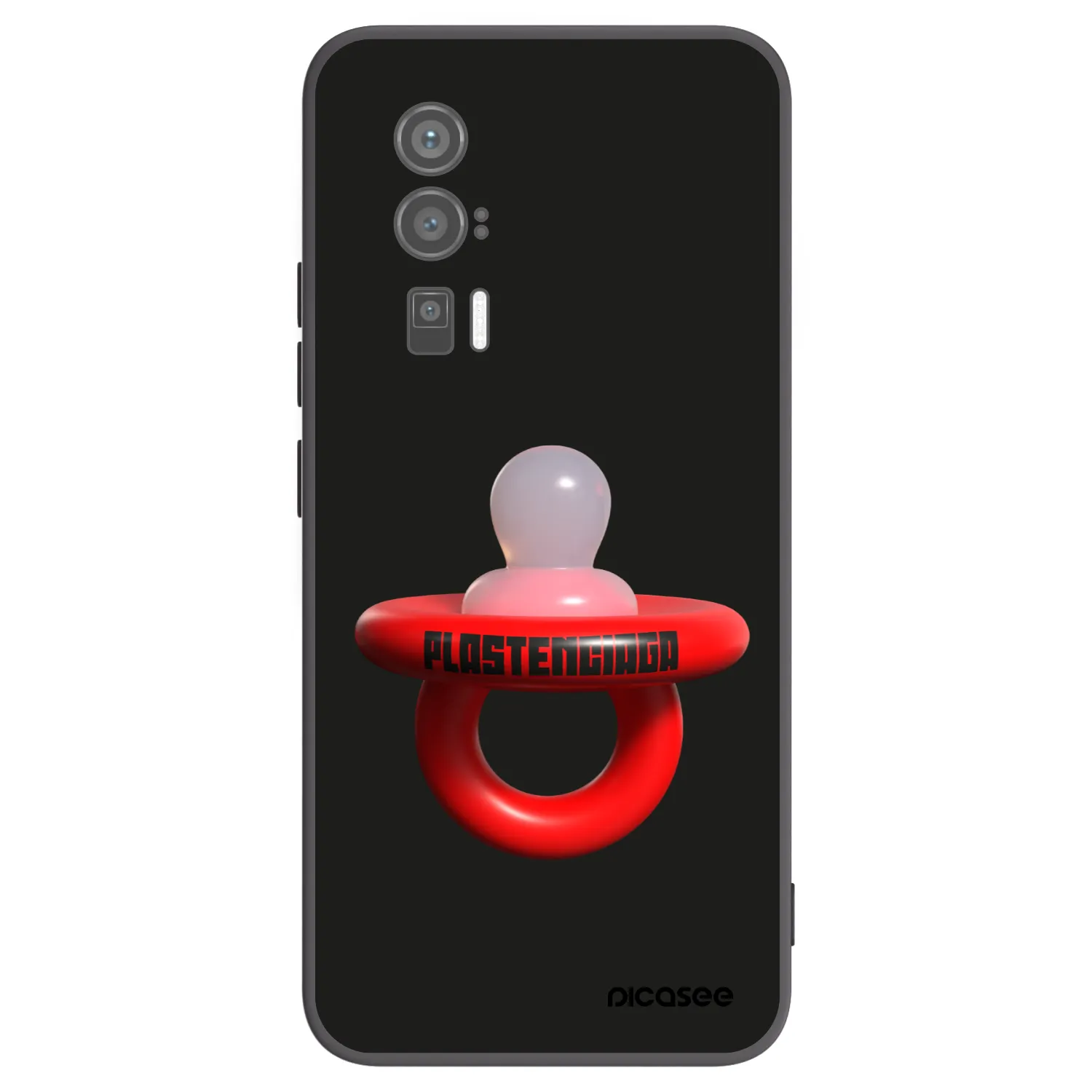 Picasee silikonowe czarne etui na Xiaomi Poco F5 Pro 5G - Le Dudel
