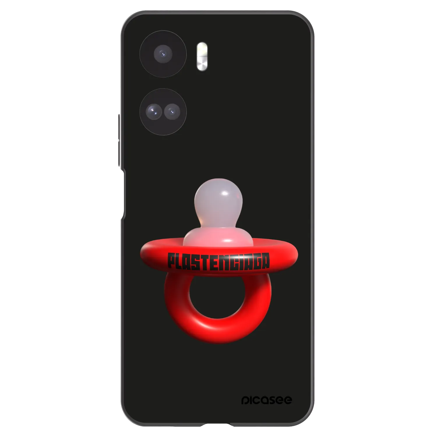 Picasee silikonowe czarne etui na Honor 90 Lite 5G - Le Dudel
